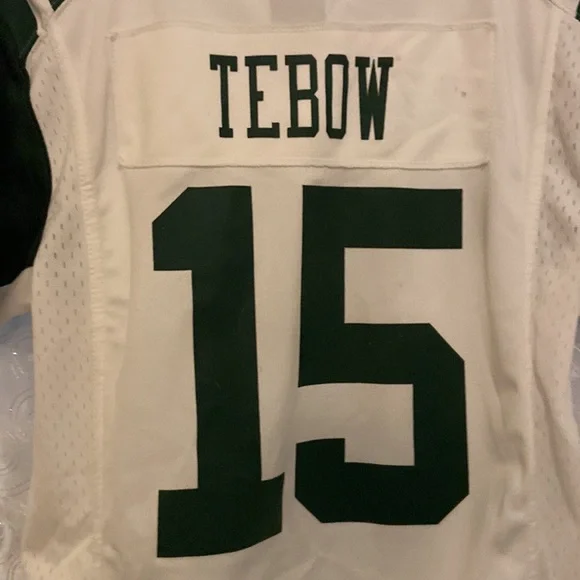 Nike New York Jets Tim Tebow Jersey Youth Size Medium 💥 - Picture 2 of 7